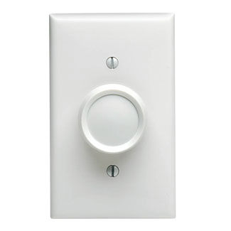 ロータリースイッチ調光スイッチ - TRIMATRON™ - LEVITON Lighting - 埋め込み式 / プラスチック製 / 現代風