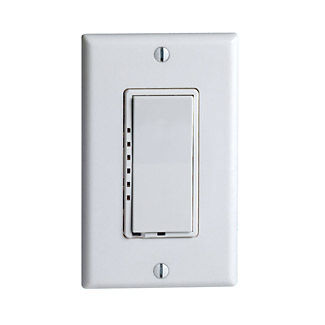 プッシュ式ボタン調光スイッチ - MURAL™ - LEVITON Lighting - 埋め込み式 / プラスチック製 / 現代風