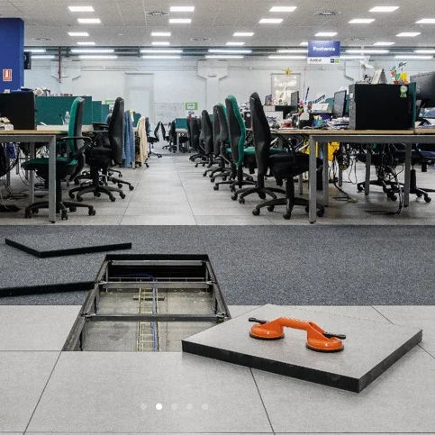 ビニール製床材 - HPV LIDER EXTRANOVO - ACCESS FLOOR POLYGROUP - 屋内用 / オフィス用 / 産業用