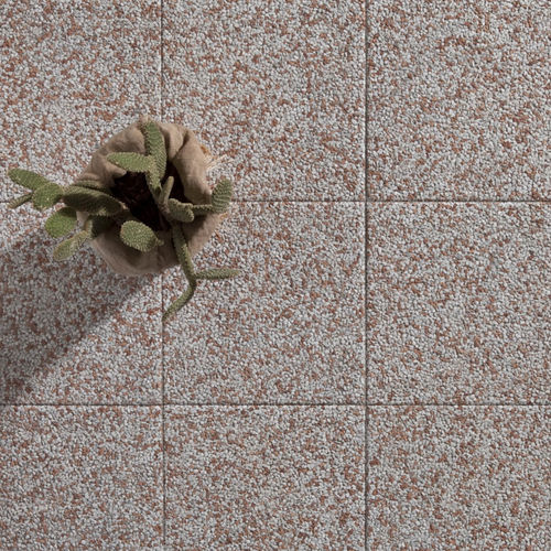 コンクリート製舗石 - WHITE CARRARA 3 MIXED RED VERONA 3 - MASPE PAVINGS - 人工大理石 / 屋外用 / 歩行者用