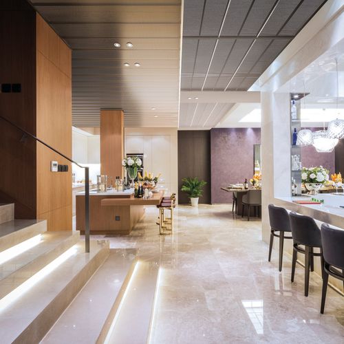 スチール製仮天井 - AP - Atena spa - 塗装アルミニウム製 / 薄板 / リビング用