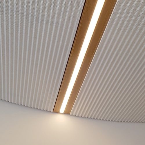 スチール製仮天井 - WM | SILK DRAPE - Atena spa - パネル / 屋内用 / 防音