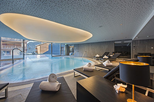 ホテル用プール - HOTEL W VERBIER - PISCINES CARRE BLEU - 地下 / コンクリート製