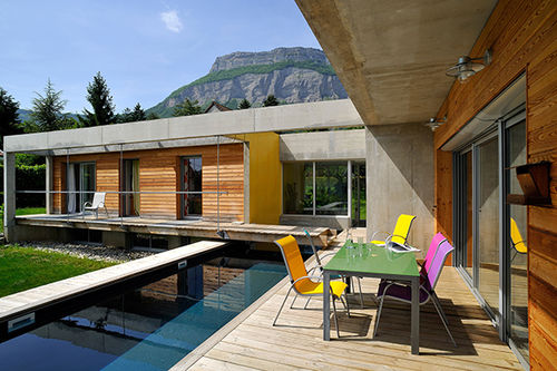 屋外用プール - GRENOBLE - PISCINES CARRE BLEU - 地下 / コンクリート製