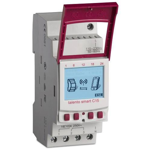 暖房用プログラマー - TALENTO SMART C15 - Grässlin - DINレール