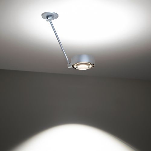 現代風シーリングライト - SENTO SOFFITTO SINGOLO - Occhio - 円形 / ガラス製 / アルミニウム