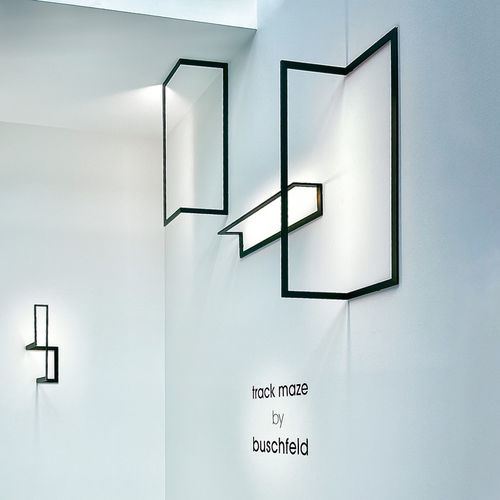 現代風壁掛け照明 - TRACK MAZE - Buschfeld Design - 屋内用 / 金属製 / 彫刻