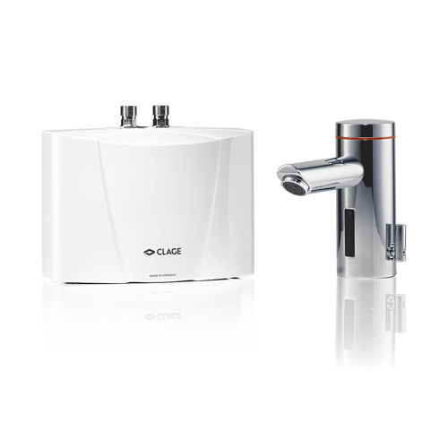 電動式瞬間湯沸し器 - MBX LUMINO - CLAGE GmbH - 壁取り付け式 / 流しの下 / 縦型
