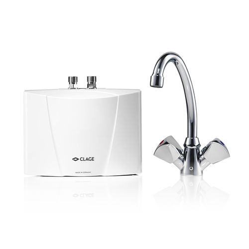 電動式瞬間湯沸し器 - M / SNM - CLAGE GmbH - 壁取り付け式 / 流しの下 / 縦型