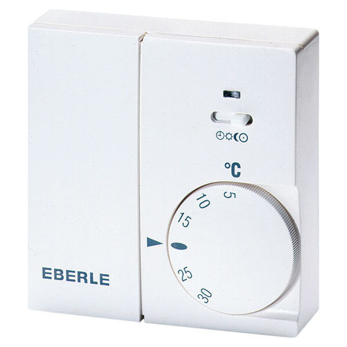 アナログサーモスタット - INSTAT 868-R1 - Eberle Controls - 手動式 / 室温 / 暖房用