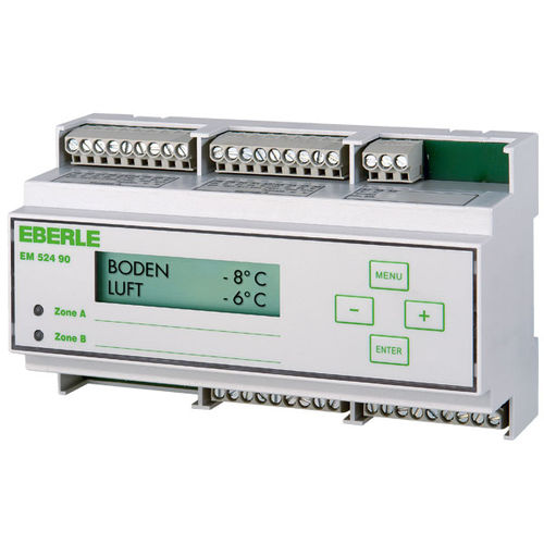 DINレール制御ユニット - EM 524 90 - Eberle Controls - 湿度 / 温度 / 画面付き