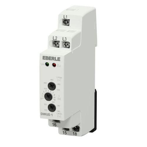 400VAC電気機械式継電器 - DWUD 1 - Eberle Controls - NO/NC / 三相 / DINレール