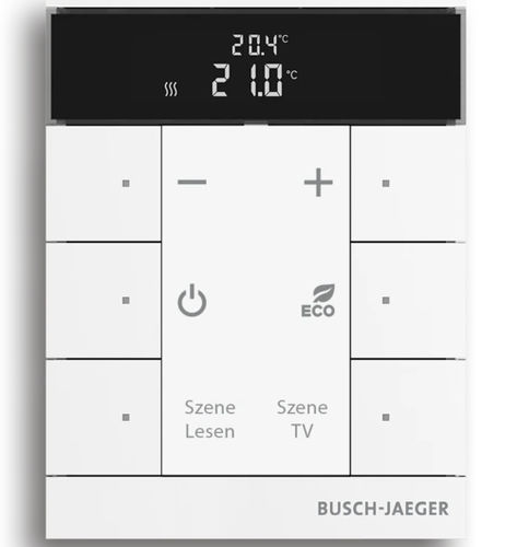 ホームオートメーション操作キーボード - Tenton® - BUSCH-JAEGER - 送風システム用 / アクセス制御用 / 暖房システム用