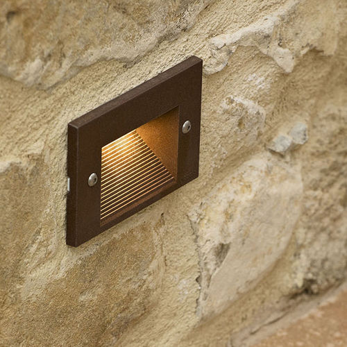 壁埋め込み式照明器具 - QUANTUM - Goccia Illuminazione - LED / 長方形 / IP65