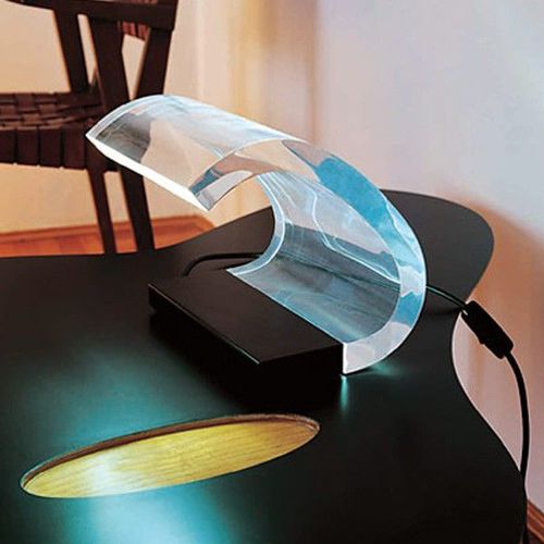 卓上ランプ - ACRILICA - Oluce - スチール製 / PMMA / オリジナルデザイン