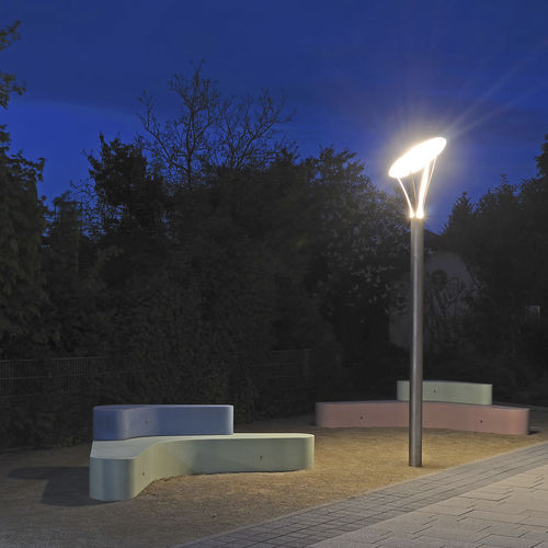 都会風街灯 - CIRCOLO TYPE 030/510 INCLINED - LECCOR Leuchten GmbH - 庭用 / 現代風 / ステンレス製