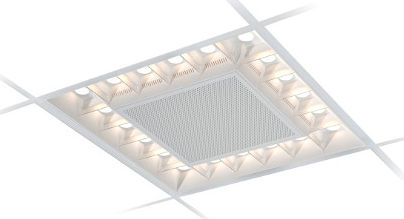 天井埋め込み式照明器具 - XL-20 - Thorlux Lighting / F.W. Thorpe PLC - LED / 正方形 / 金属製