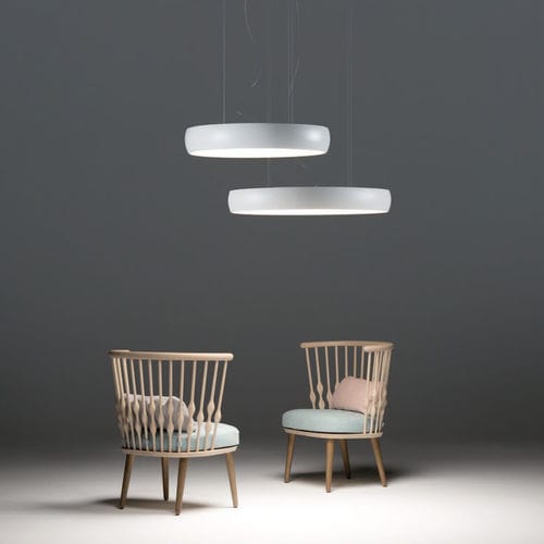 吊り下げ式照明器具 - DRUM - Arkos Light - Oscaluz, - 直付け / LED / 円形