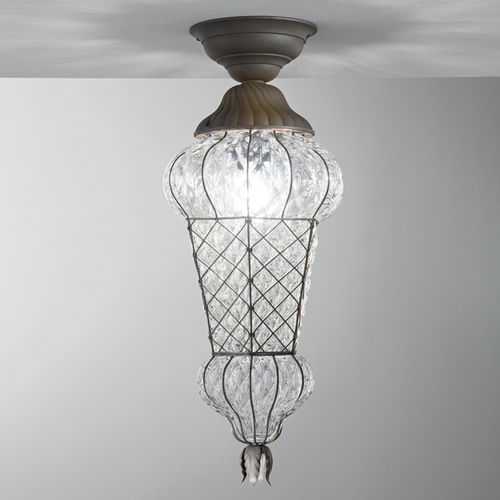 伝統的シーリングライト - BABÀ - Siru Lighting - 円錐 / 吹きガラス製 / 金属製