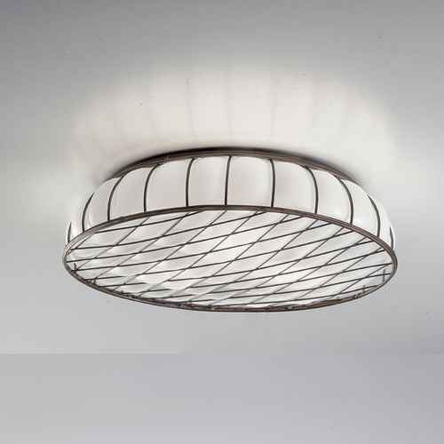 現代風シーリングライト - SOFFICE - Siru Lighting - 円形 / 金属ワイヤー製 / ムラノガラス製