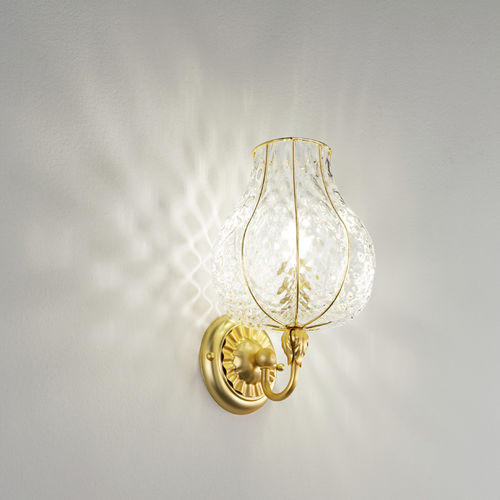 クラシック壁掛け照明 - ODALISCA - Siru Lighting - 屋内用 / 金属製 / 吹きガラス製