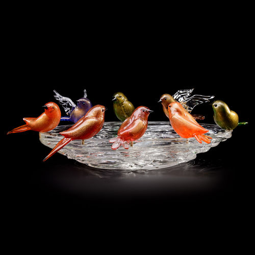 ムラノガラス製センターピース - 6061/1/COL - Arte di Murano - 吹きガラス製 / 現代風 / 手作り