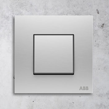 ロッカースイッチ - Millenium - ABB Home and Building Automation - 埋め込み式 / 金属製 / ガラス製