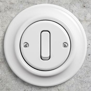 ロッカースイッチ - Decento® - ABB Home and Building Automation - 埋め込み式 / 磁器製 / レトロ