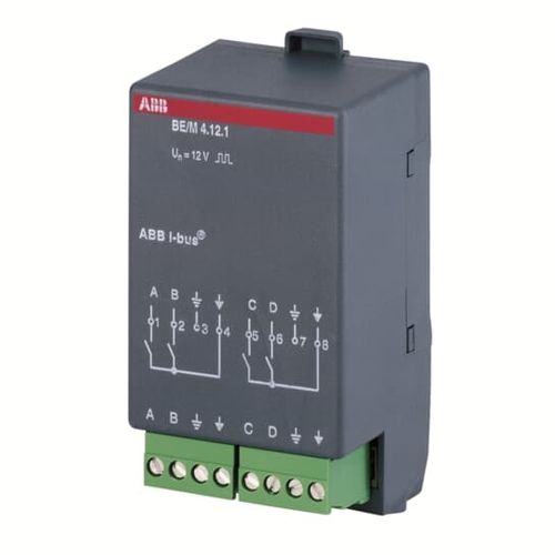KNX入力モジュール - BE/M4.12.1 - ABB Home and Building Automation