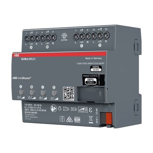 DINレールライト調光器 - DA/M.4.315.2.1 - ABB Home and Building Automation