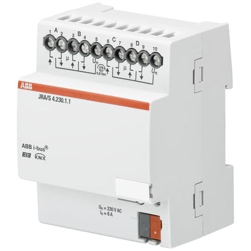 ローラーシャッターブラインドアクチュエータ - JRA/S4.230.1.1 - ABB Home and Building Automation - KNX / 家庭用 / DINレール