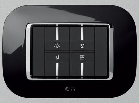 タッチ式スイッチ - Mylos - ABB Home and Building Automation - 埋め込み式 / 金属製 / クリスタル製