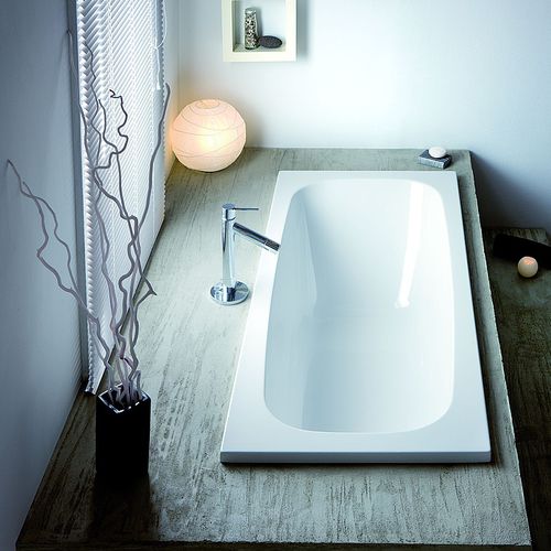 アクリル製浴槽 - CAPRI: 6116 - HOESCH - 白色