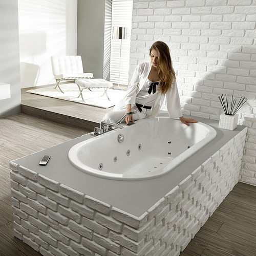 楕円形浴槽 - 6135 - HOESCH - アクリル製 / Philippe Starck 作 / 白色