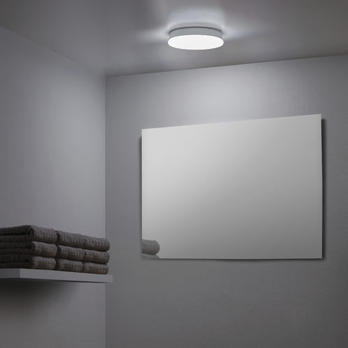 現代風シーリングライト - CIRCLE - Leds-C4 - 円形 / ガラス製 / スチール製