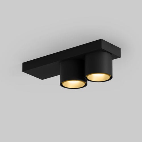直付けスポットライト - SASSO 60 BASE 2 - XAL - LED / 円筒形 / IP20