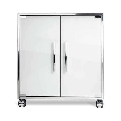 自立型洗面台 - WTU 1 - Decor Walther Einrichtungs GmbH - ガラス製 / スチール製 / 現代風