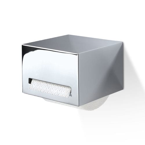壁取り付け式トイレットペーパーホルダー - CAP - Decor Walther Einrichtungs GmbH - クロム真鍮製 / 金メッキ真鍮製 / 業務用