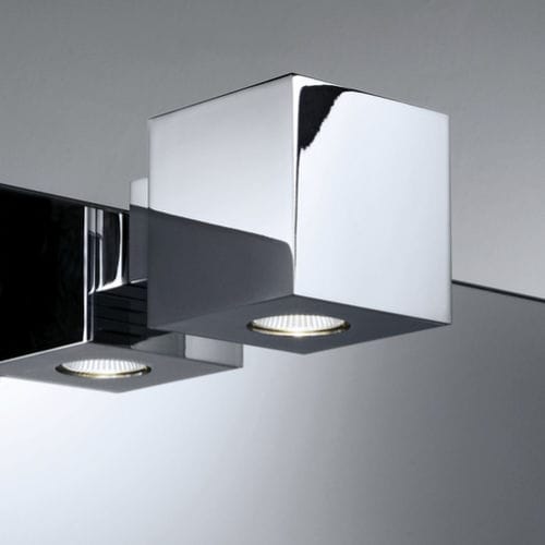 現代風壁掛け照明 - CUBO - Decor Walther Einrichtungs GmbH - クロム真鍮製 / 四角形 / バスルーム用