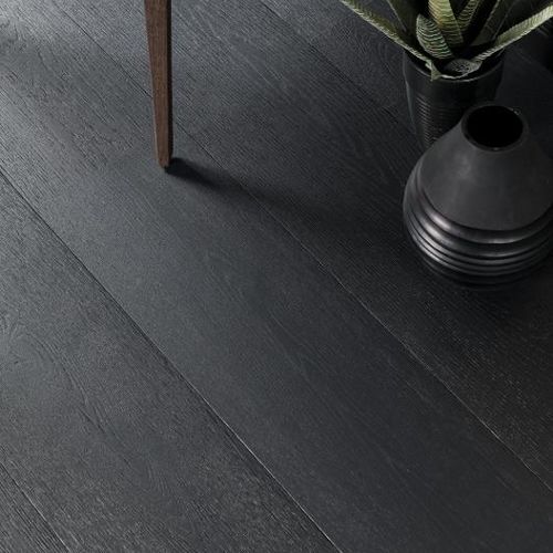 複合フローリング - PGGV43FD - BOEN PARKETT - オーク材 / 黒檀材 / ラッカー仕上げ