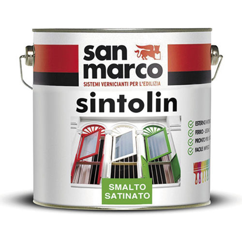 保護ニス - SINTOLIN SATINATO  - San Marco - 仕上げ / 腐食防止 / アルキド樹脂ベース