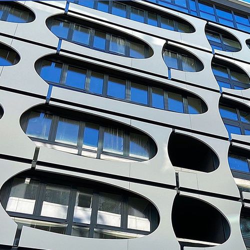 通気ファサード用サイディング - ARIACOVERING ® - ALIVA - パネル / アルミニウム / 金属板