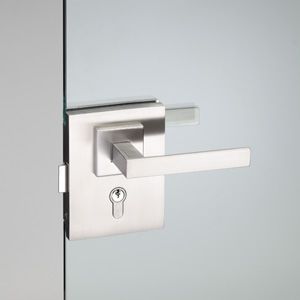 ガラス製ドア用取手 - HGL_0IT_151 - PBA - 金属製 / 現代風 / 内蔵型ロック付