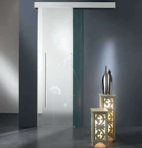 屋内用ドア - ESSENZA - CRISTAL PORTE D'ARREDO - ガラス製 / スライド式 / ガラス