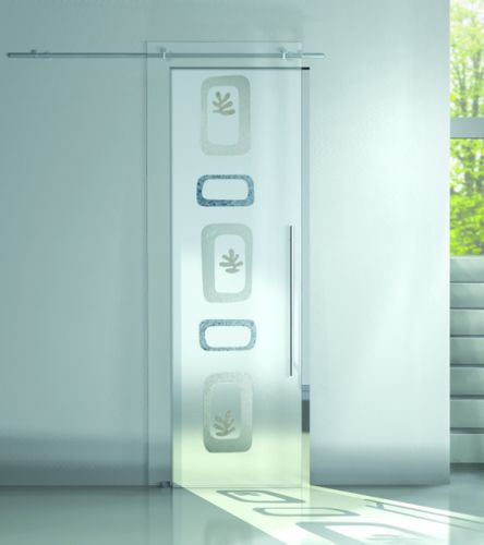 屋内用ドア - ITACA - CRISTAL PORTE D'ARREDO - ガラス製 / スライド式 / ガラス