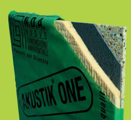 熱・音響絶縁材 - AKUSTIK ONE - N.D.A. NUOVE DIMENSIONI AMBIENTALI - ポリウレタン製 / パネル / 外断熱用（ITE）