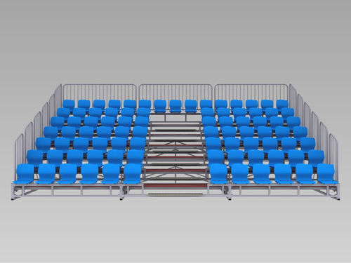 解体可能階段席 - OUTDOOR DISMOUNTABLE BLEACHER - MONDO - スチール製 / ストレート