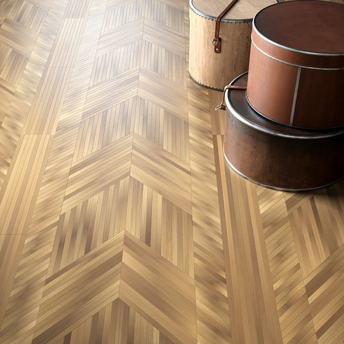 壁に適している床材 - NEW CHEVRON WALNUT - BERTI PAVIMENTI LEGNO - オーク材 / 屋内用 / 商業用