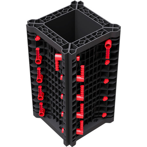 モジュラー枠組み - GEOTUB® PANEL - GEOPLAST - 薄型 / プラスチック製 / 木製