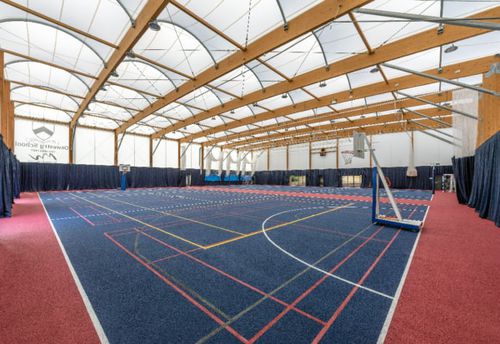 金属製骨組み張力構造 - OSWESTRY  - SMC2 - 覆い用 / PVC製メンブレン / スポーツグラウンド用